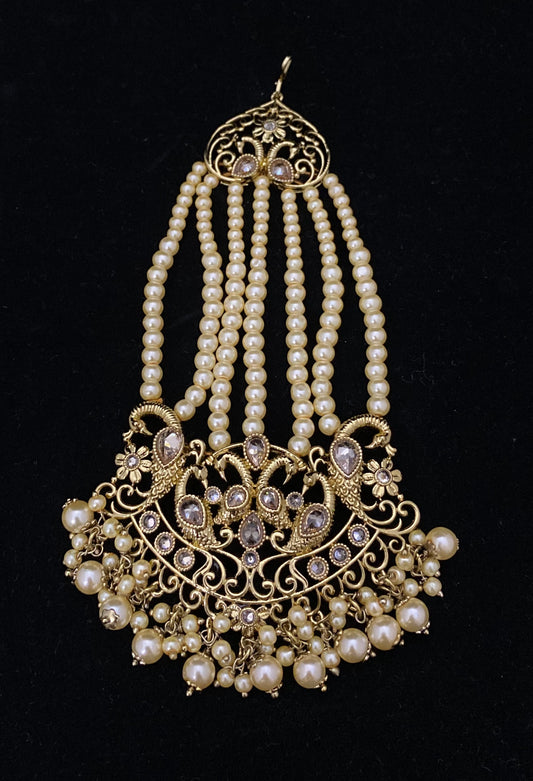 Pearl Copper Jhumar/Paasa