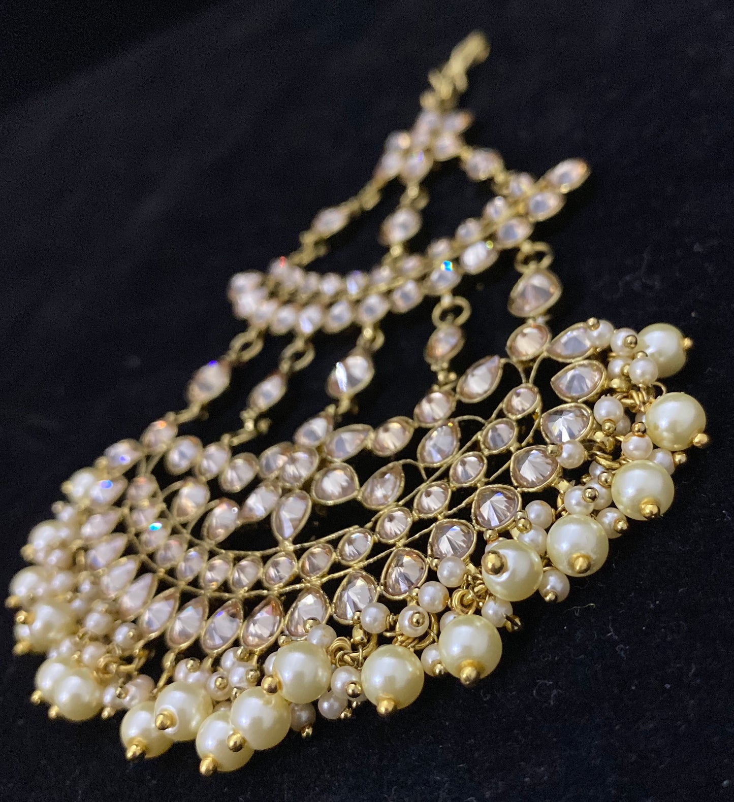 Polki Kundan Pearl Jhumar/Paasa
