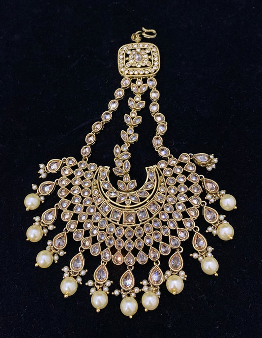 Polki Kundan Copper Jhumar/Paasa