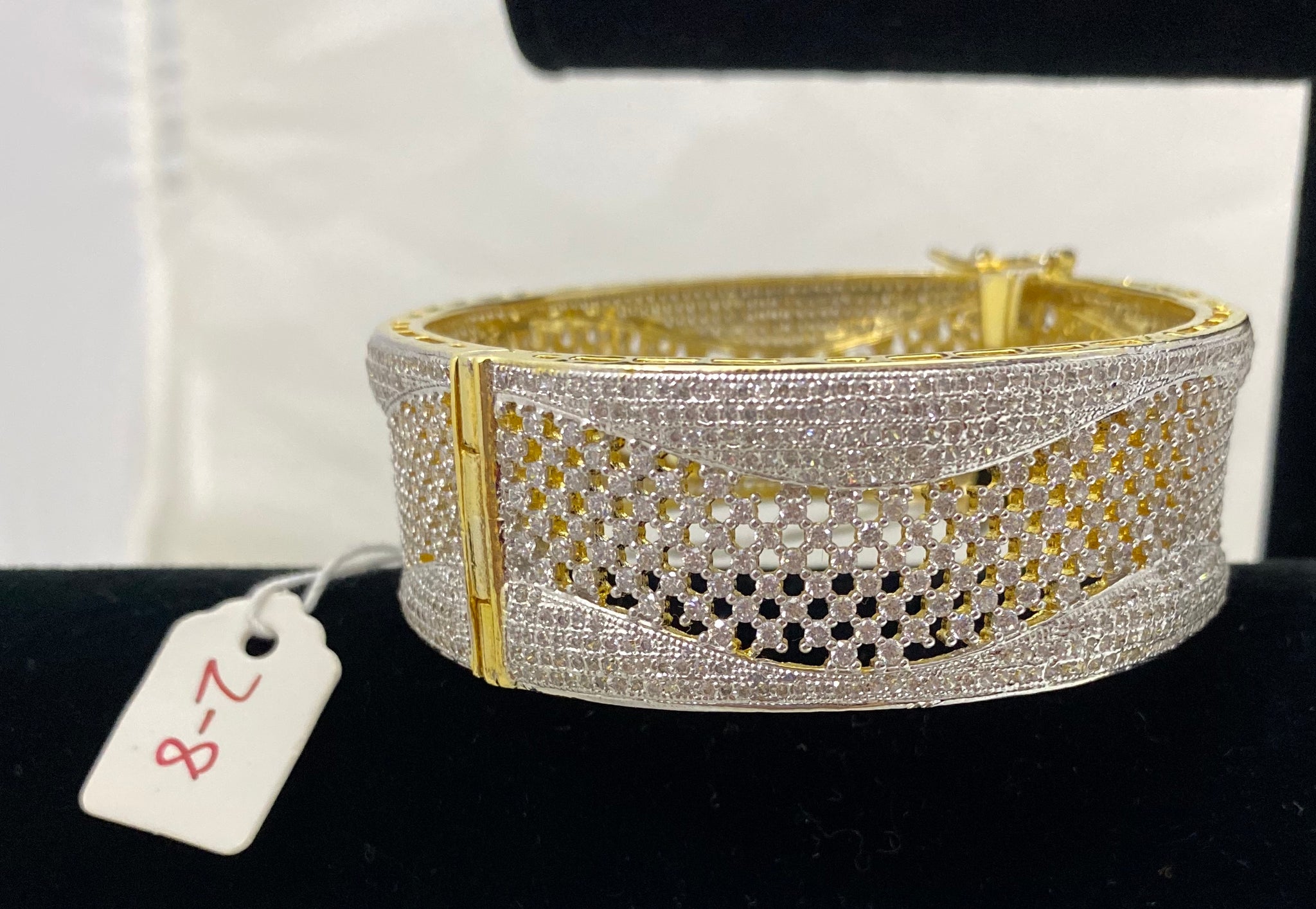 Tiffany & Co. Lock Bangle in Yellow Gold with Diamond Accents – Wrist  Aficionado