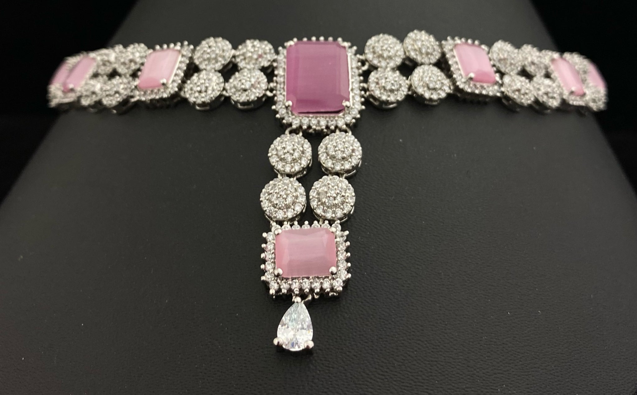 Pink Silver Necklace – Highness Collection Jewelry