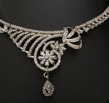 Load image into Gallery viewer, Silver Necklace with Baguette

