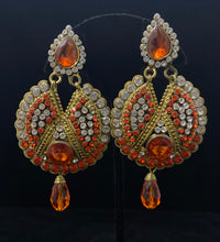 Load image into Gallery viewer, Orange Imitation Earring
