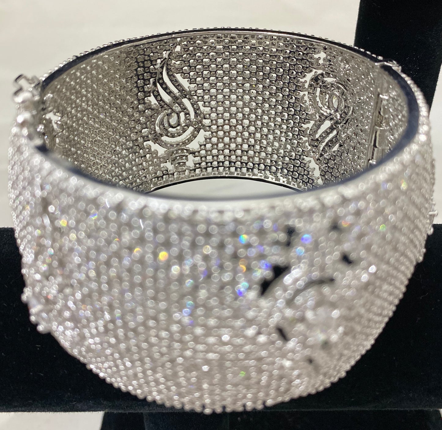 Silver Lock Kada Size 2.8